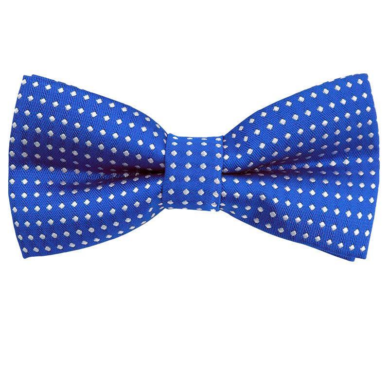 Formal Polka Dot Bow Tie Adjustable Necktie Small Size for Kids Pets Party Use