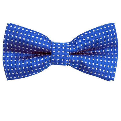 Formal Polka Dot Bow Tie Adjustable Necktie Small Size for Kids Pets Party Use