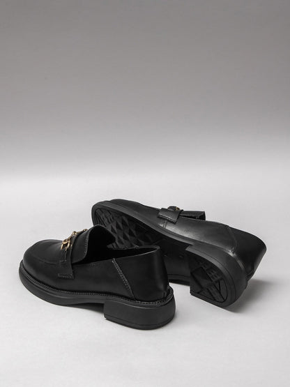 Women's leather shoes-2