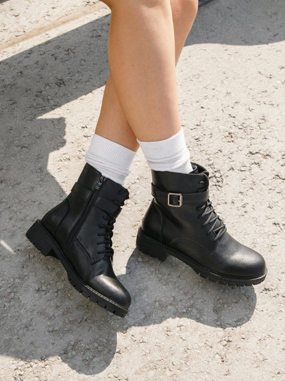 Women's leather shoes