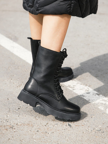 Women's leather shoes