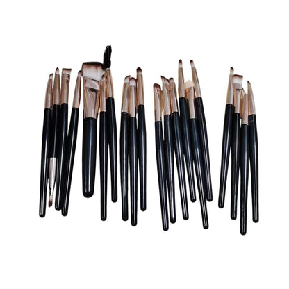 20 Pcs Makeup Brush Set Eyeshadow Eyebrow Powder Foundation Contour Lip Brushes