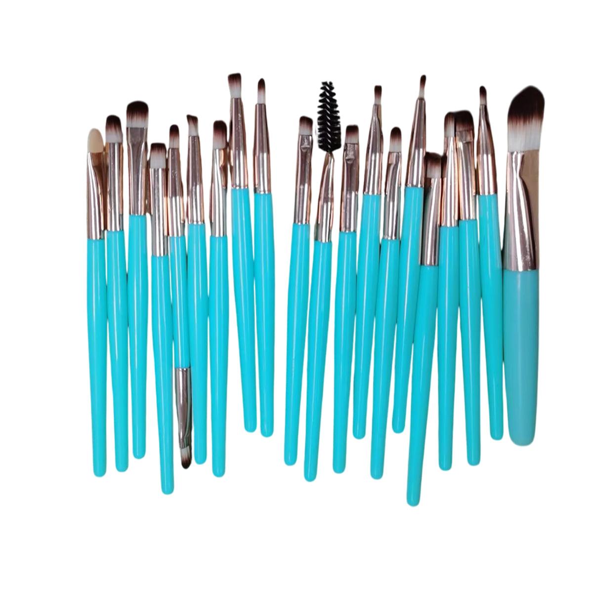 20 Pcs Makeup Brush Set Eyeshadow Eyebrow Powder Foundation Contour Lip Brushes