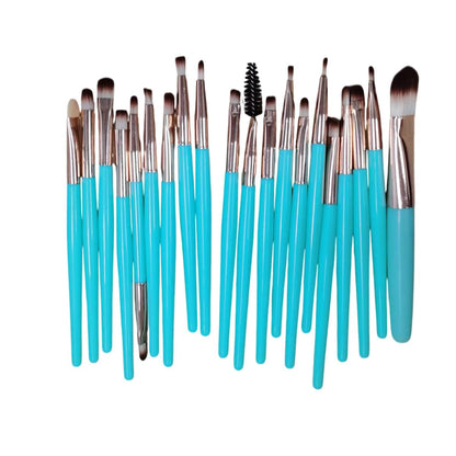 20 Pcs Makeup Brush Set Eyeshadow Eyebrow Powder Foundation Contour Lip Brushes