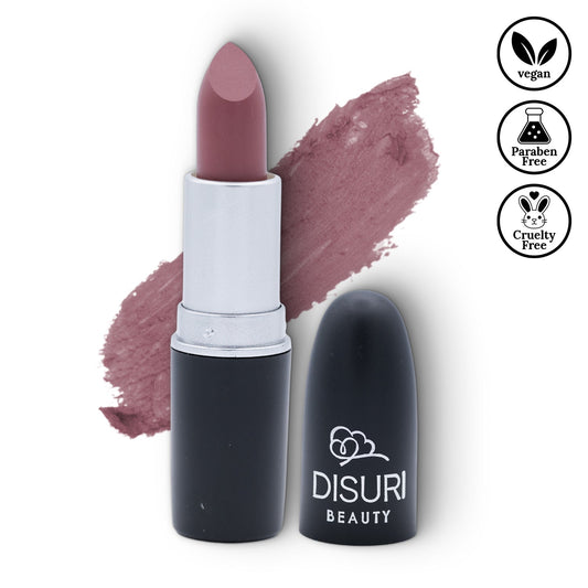 DISURI Beauty Vegan & Cruelty-Free Matte Bullet Lipstick - Mauve Magic #18