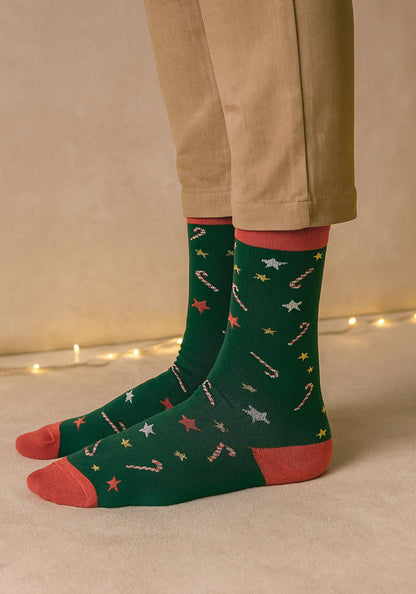 Media Navideña Casual Unisex