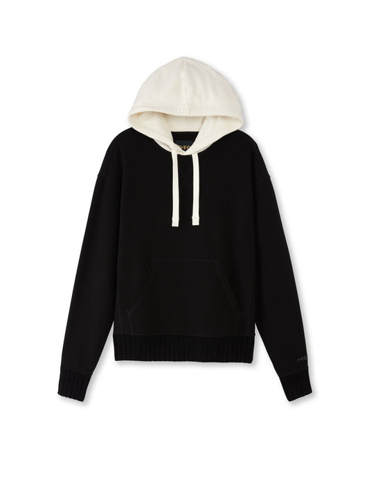 Colorblocked Hoodie (Black)