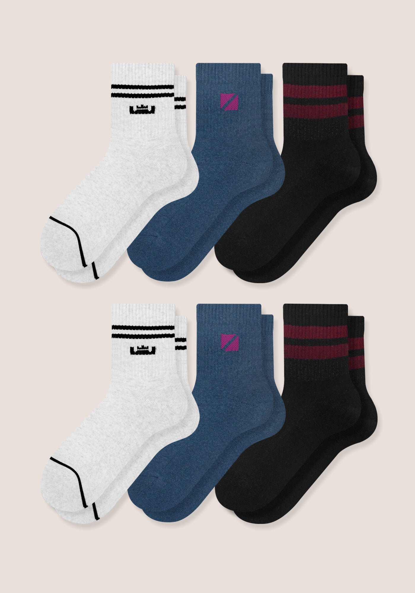 Media 3/4 Semi Acolchada Hombre