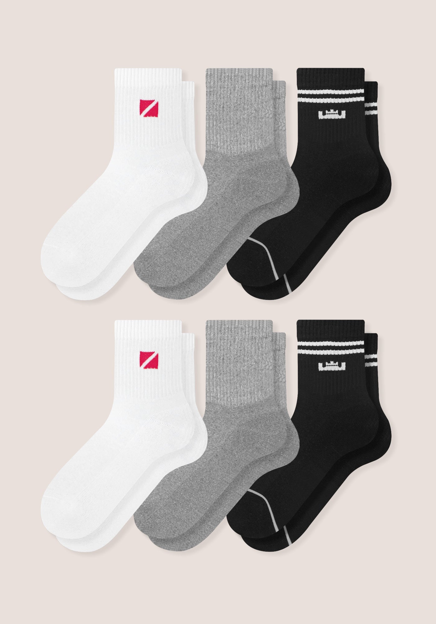 Media 3/4 Semi Acolchada Hombre