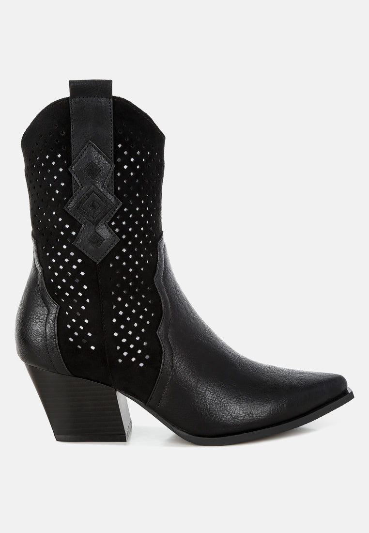 Prosia Woven Cowboy Boots