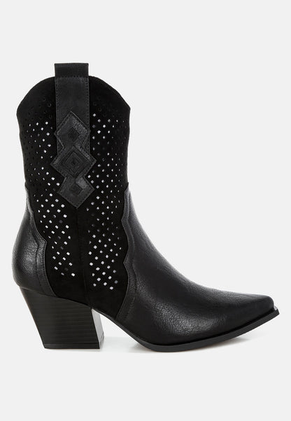 Prosia Woven Cowboy Boots