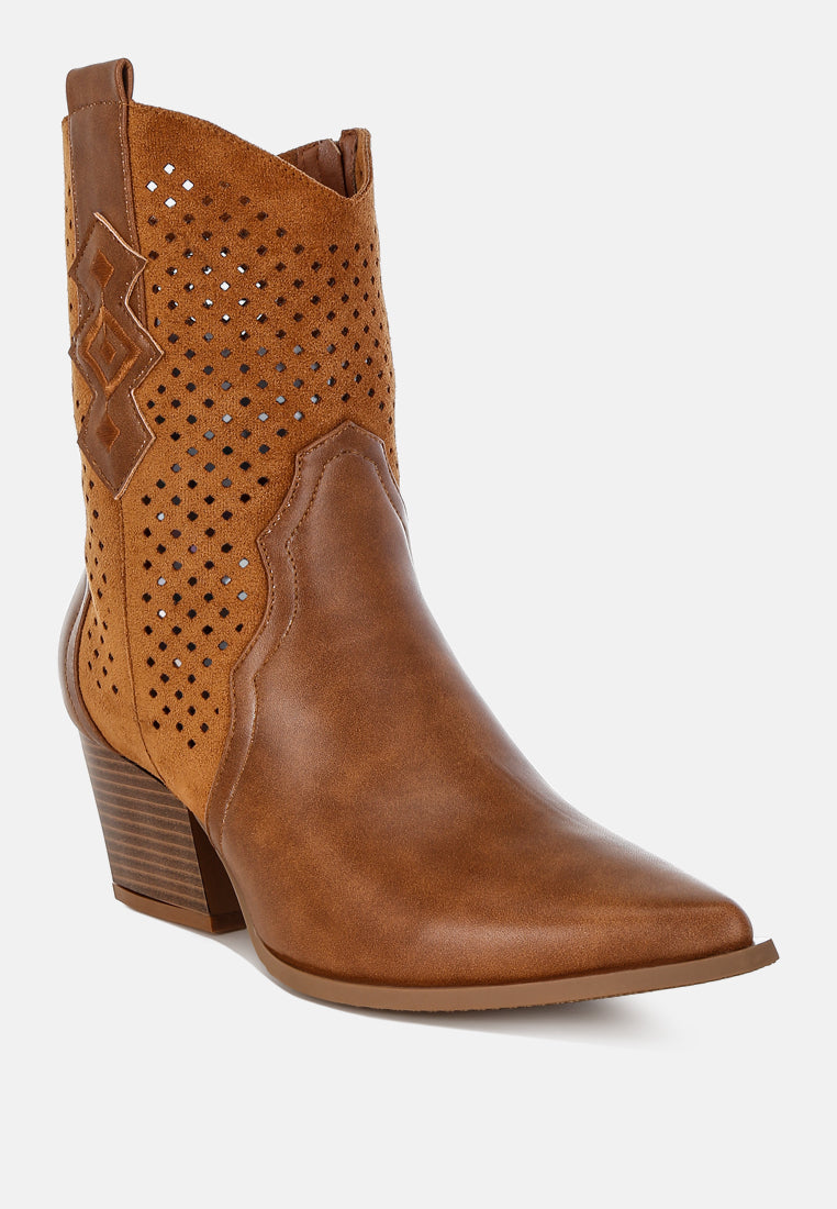 Prosia Woven Cowboy Boots