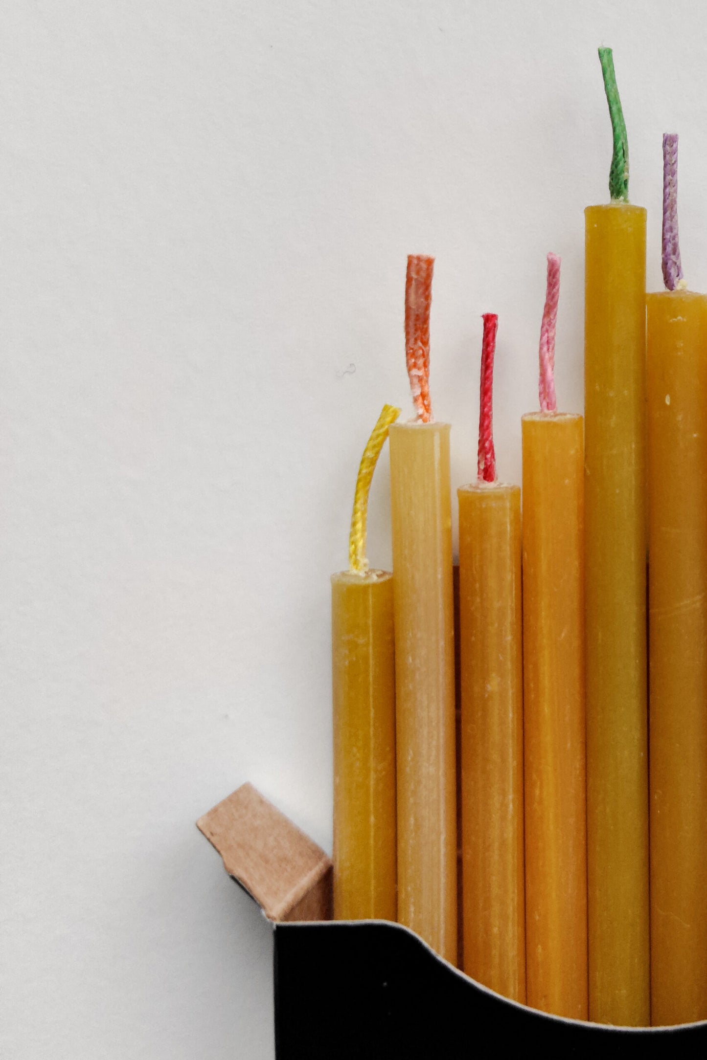 Beeswax Birthday Candles