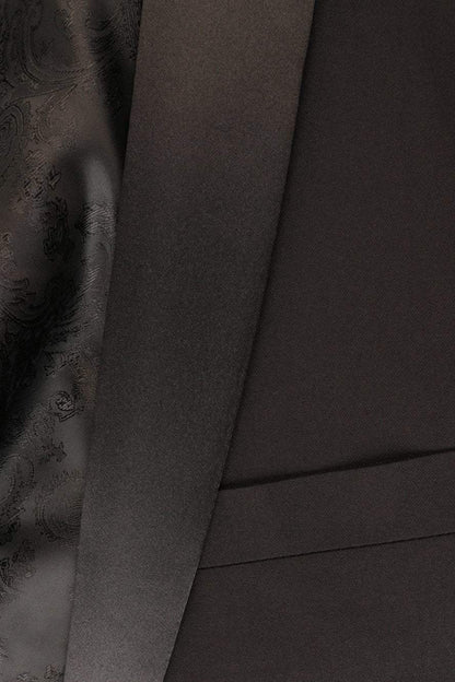 "London" Black Tuxedo Jacket