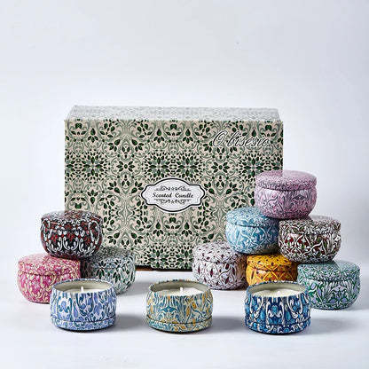 12-Pack Scented Soy Candles Set Natural Aromatherapy Candles