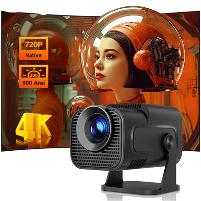 NNEOBA Smart 720P HD Projector Black