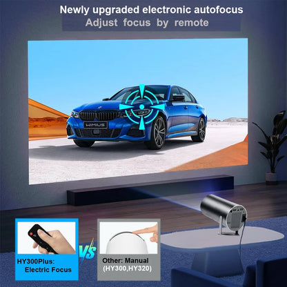 NNEOBA HD 4K-Supported Android LED Projector Black