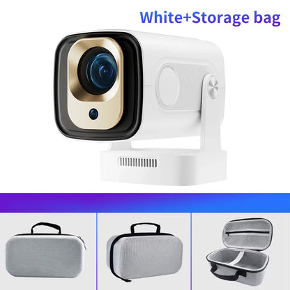 NNEOBA Mini Smart Projector Auto Focus White