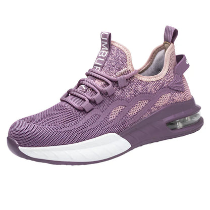 Safety Toe Work Shoes for Men Women (pink)