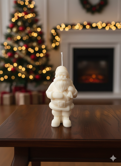 Santa Candles for Festive Decor and Holiday Spirit