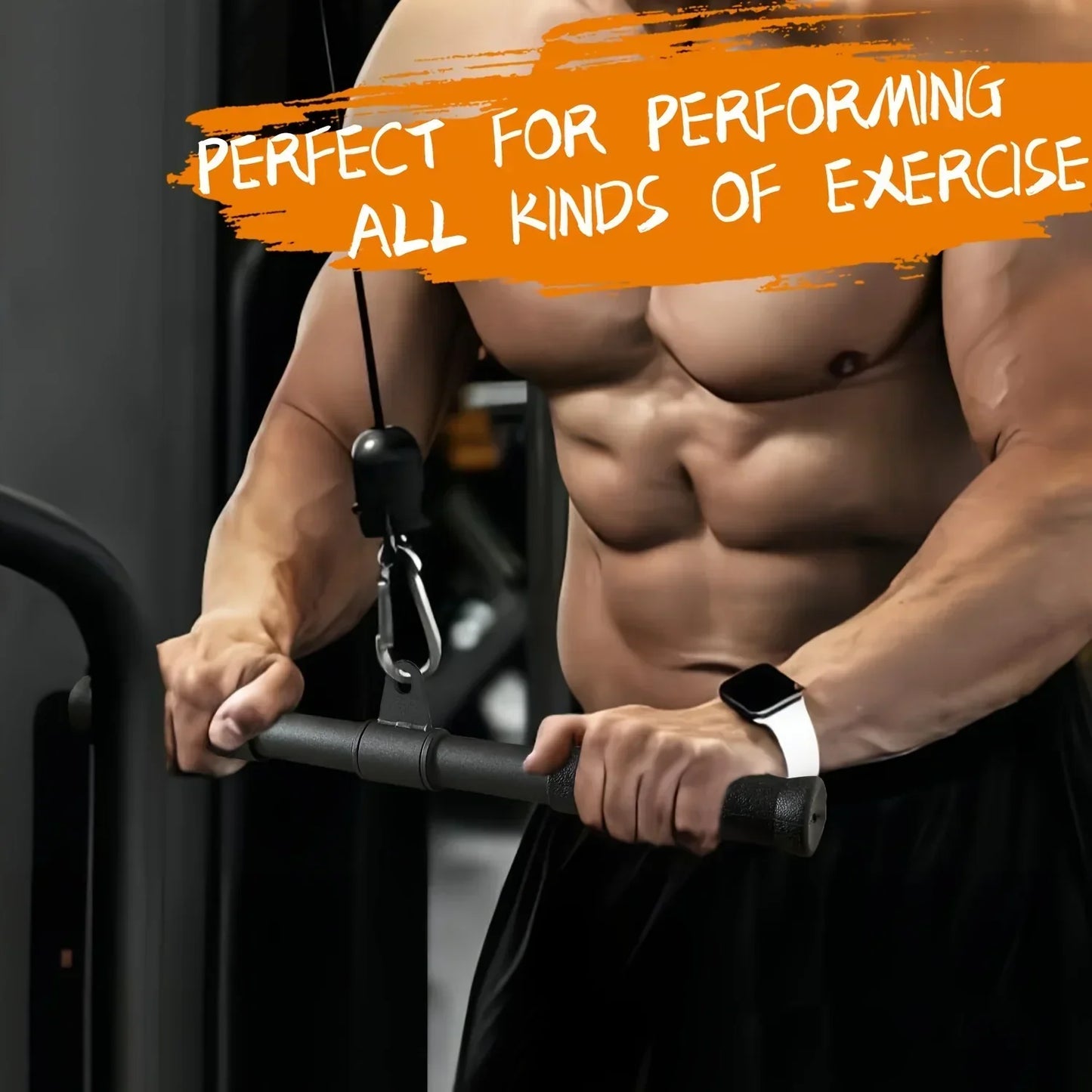 NNEOBA Gym Rotating Straight Bar