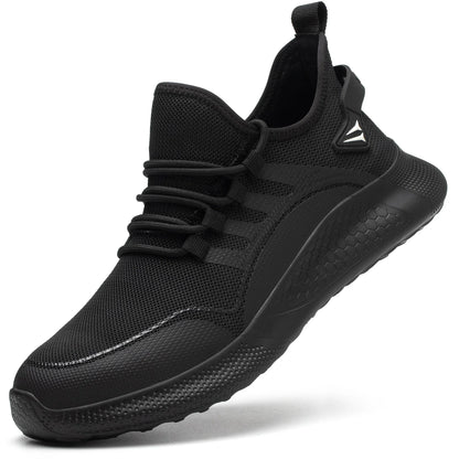 Safety Toe Work Shoes for Men Women (black)