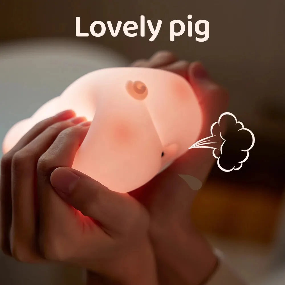 Cute Pig Night Light