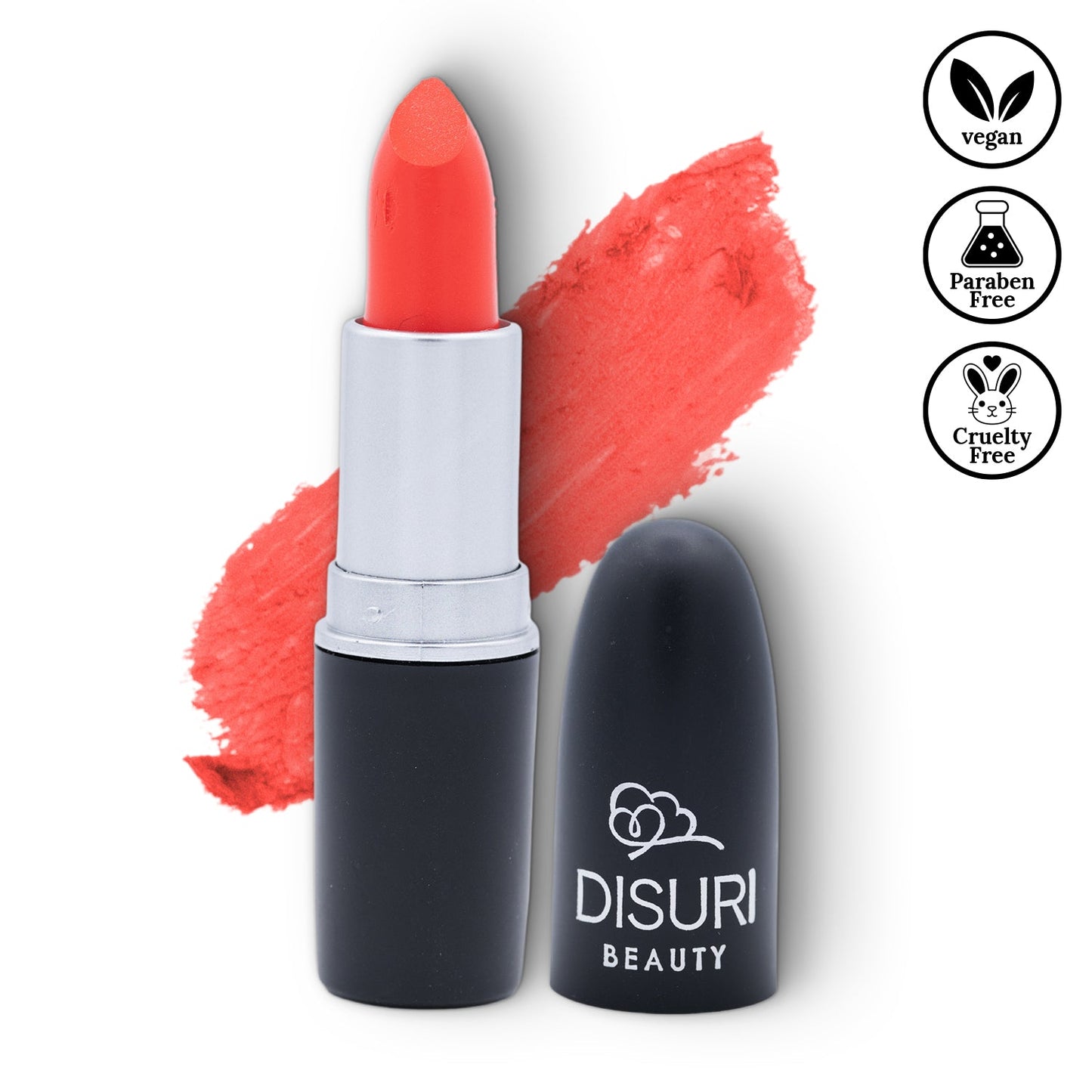 DISURI Beauty Vegan & Cruelty-Free Matte Bullet Lipstick - Sunset Rush #07