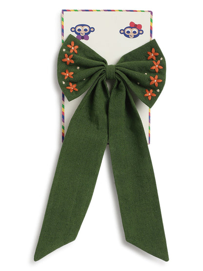 Bow Hair Accessories - Green