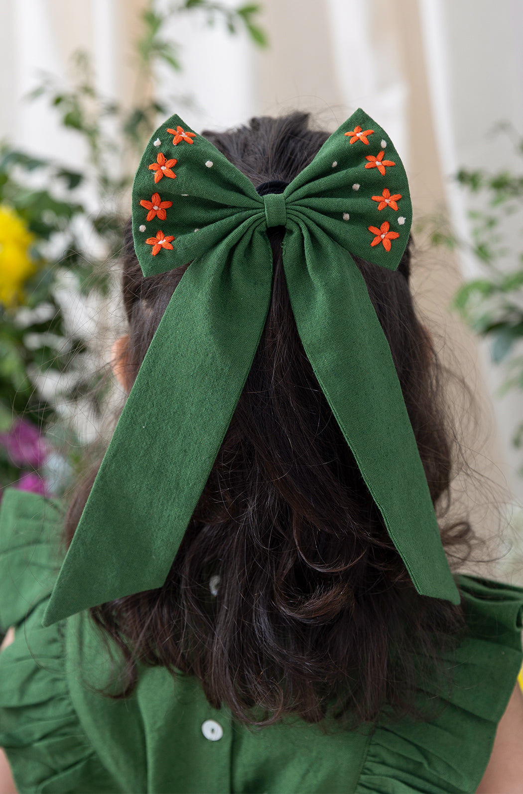Bow Hair Accessories - Green