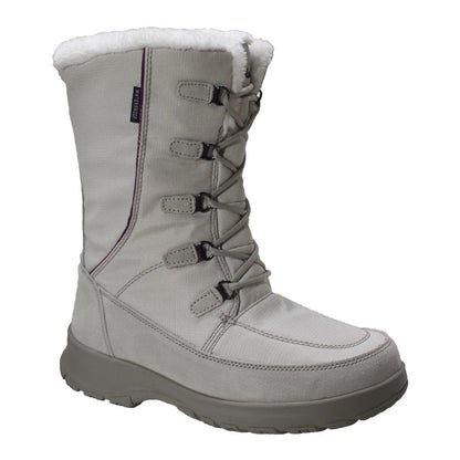 Womens Waterproof Nylon Winter Leather Boots
