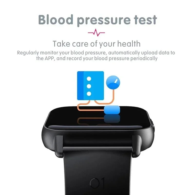 NNEOBA Smart Watch for Men and Women (Black)