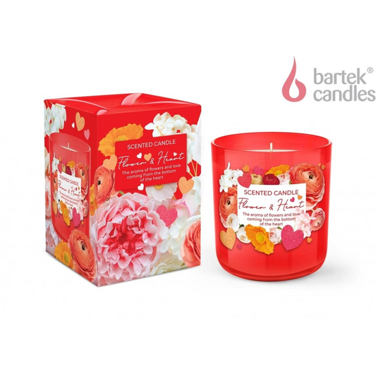 BARTEK CANDLES Flower Hearts 150 g (5901685074216)