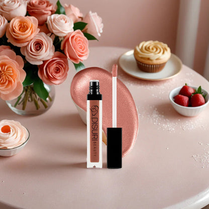 DISURI Beauty Shimmer Lip Gloss - Sugar Pie