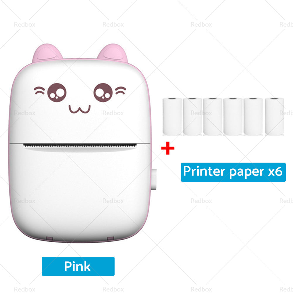 Pocket Thermal Printer Mini Blue-tooth Mobile Phone Label Photo Printing Machine