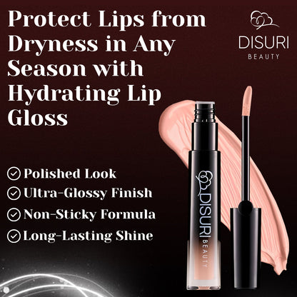 DISURI Beauty Glossy Blast Lip Gloss - Lola