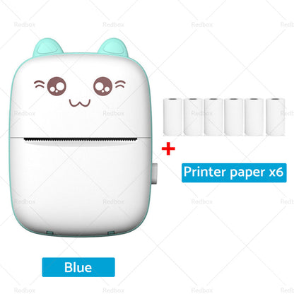 Pocket Thermal Printer Mini Blue-tooth Mobile Phone Label Photo Printing Machine