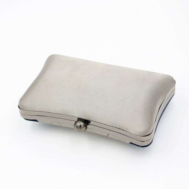 Criss Cross Satin Women Evening Bags Velvet Blue Color Party Small Day Clutch Handbags Pillow Design Holder