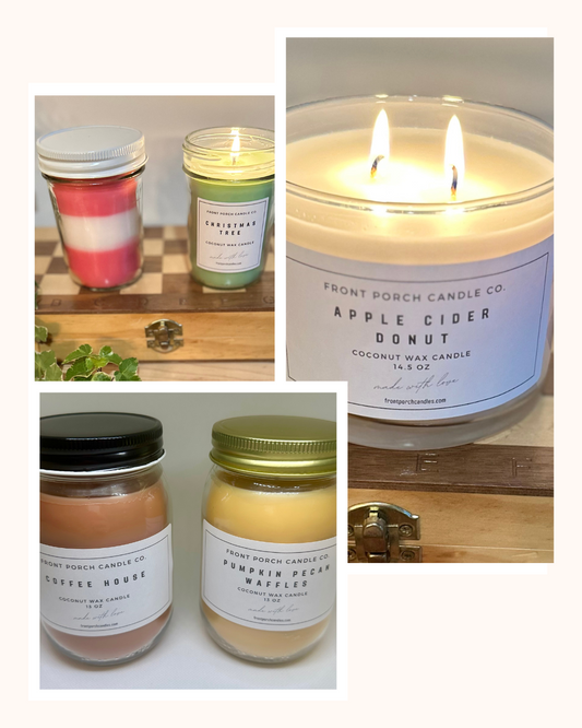 Christmas Wishes Coconut Wax Candles- You Pick Size