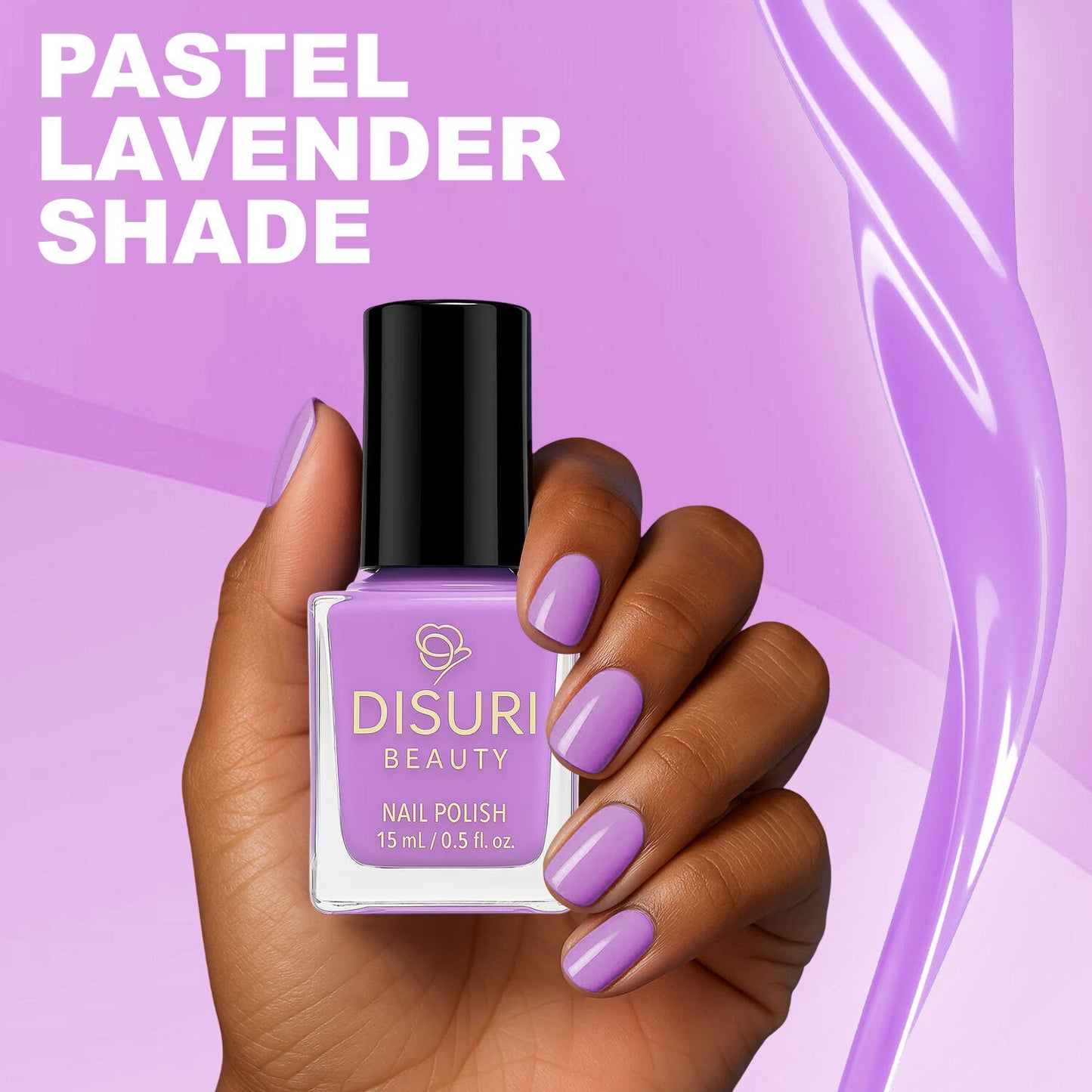 Jigga Sweater – Vegan Pastel Lavender Nail Polish | Cruelty-Free Crème Finish by DISURI Beauty