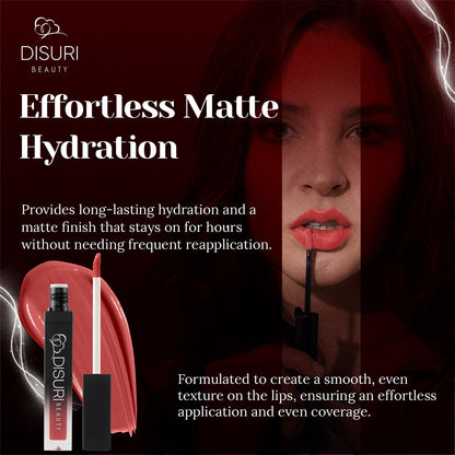 DISURI Beauty Liquid Lipstick - Ms Popular