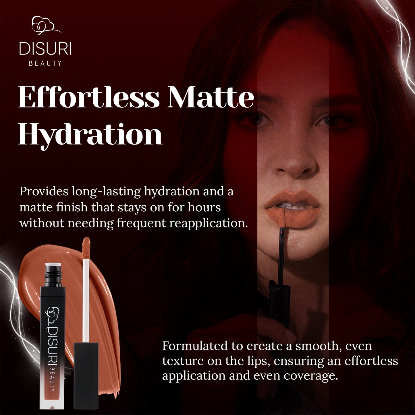 DISURI Beauty Liquid Lipstick - Peanut Butter