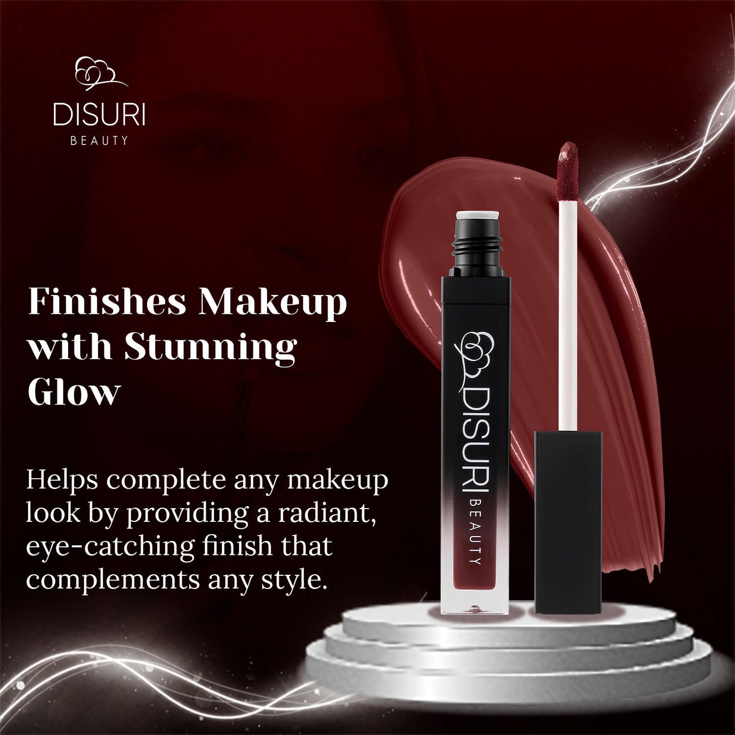 DISURI Beauty Liquid Lipstick - Red Wine