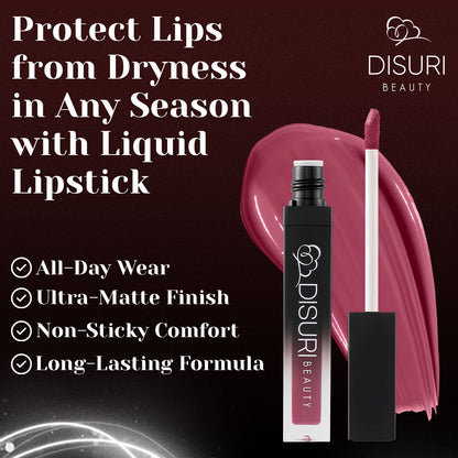 DISURI Beauty Liquid Lipstick - Sin City