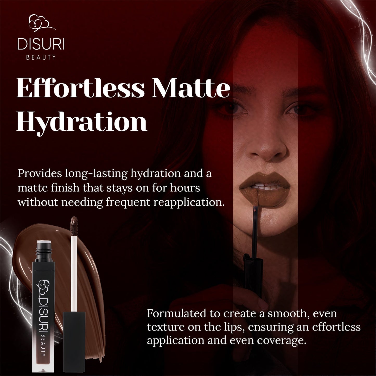 DISURI Beauty Liquid Lipstick - There She Goes