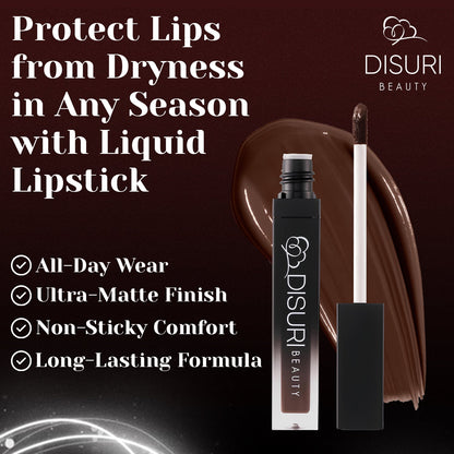 DISURI Beauty Liquid Lipstick - There She Goes
