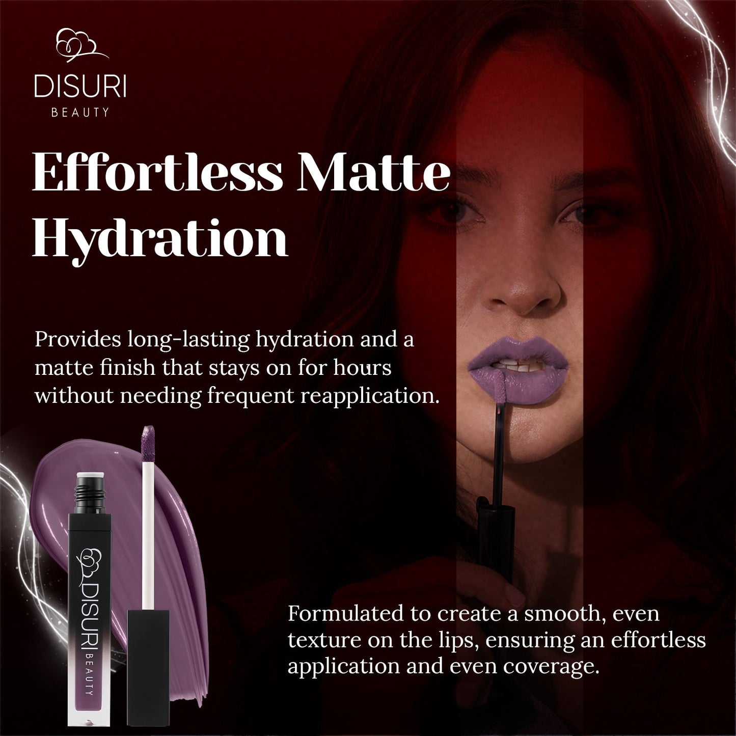 DISURI Beauty Liquid Lipstick - Uptown Girl