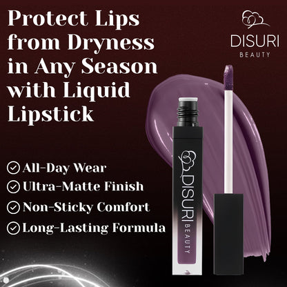 DISURI Beauty Liquid Lipstick - Uptown Girl