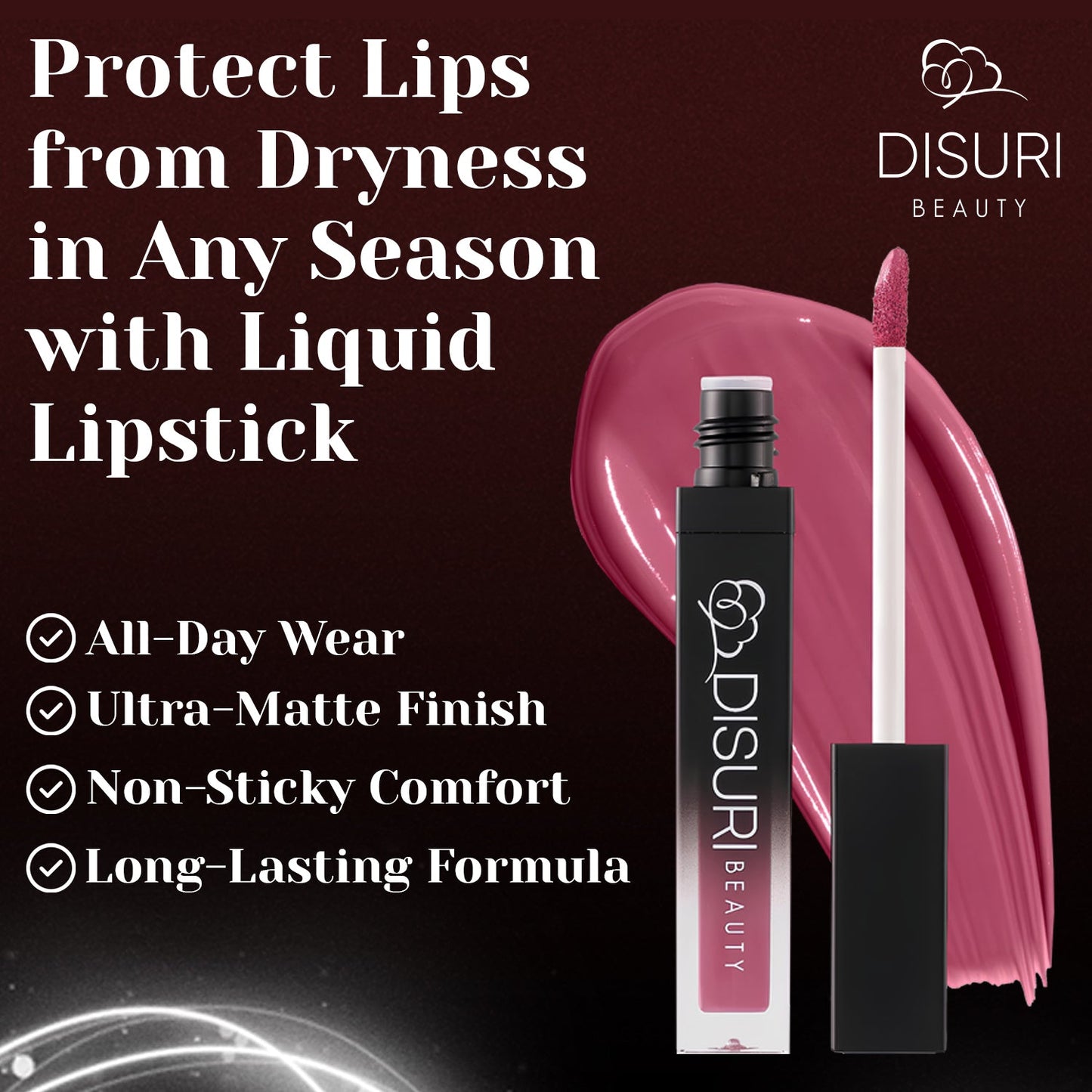 DISURI Beauty Liquid Lipstick - What’s Poppin?