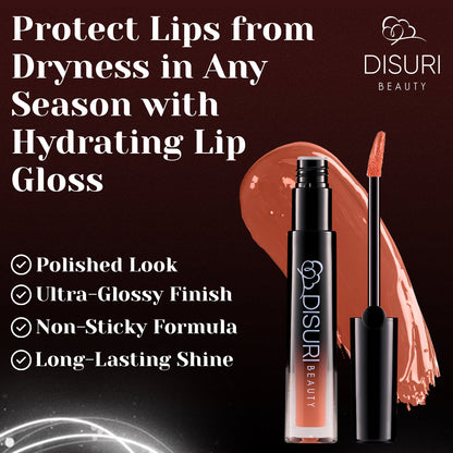 DISURI Beauty Glossy Blast Lip Gloss - Tropical Twist